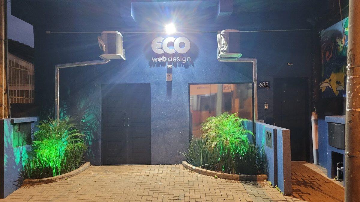 Fachada da sede da Eco Webdesign
