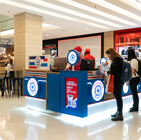 Unidade American Cookies em shopping