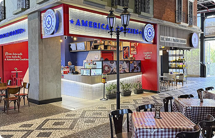 Fachada de loja American Cookies