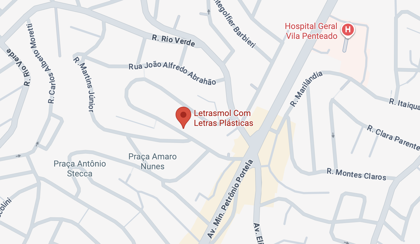 Mapa de localização da LetrasMol