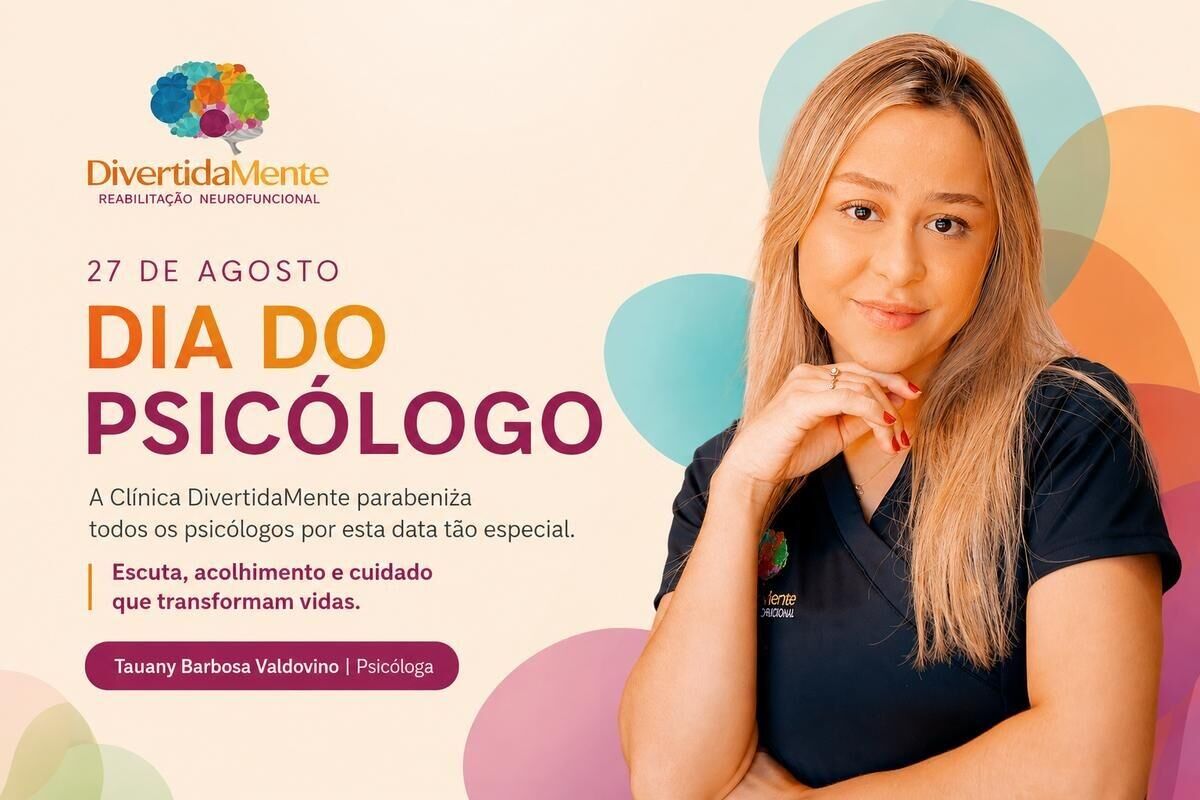 Imagem ilustrativa da matéria No Dia do Psicólogo, profissional da Clínica Divertidamente fala sobre saúde mental e coragem para buscar ajuda