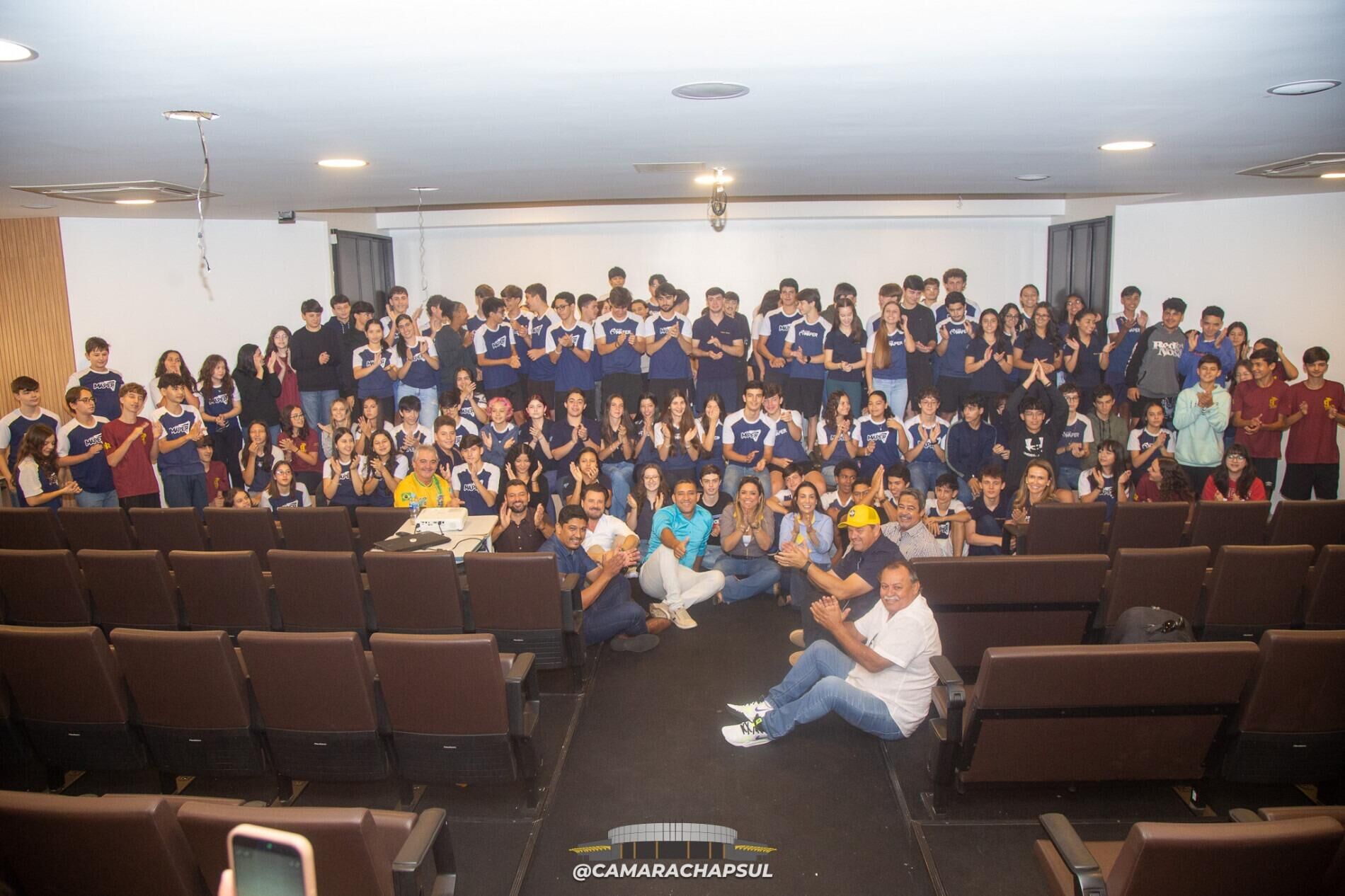 Imagem ilustrativa da matéria Alunos visitam Câmara de Vereadores e participam do projeto Câmara Vai à Escola 2026 em Chapadão do Sul