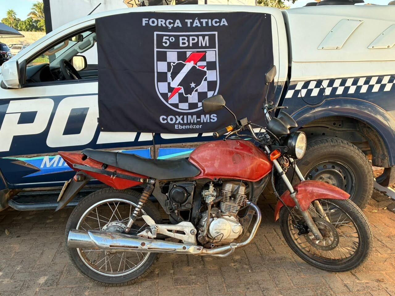 Imagem ilustrativa da matéria Moto utilizada em tentativa de homicídio é encontrada em Coxim