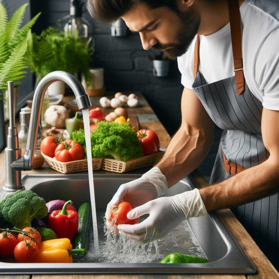 Imagem Higienizando-os-vegetais
