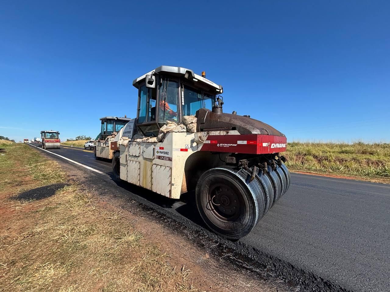 Imagem ilustrativa da matéria Obras na BR-163 terão pare-e-siga em Sonora, Coxim e Rio Verde nesta quarta-feira