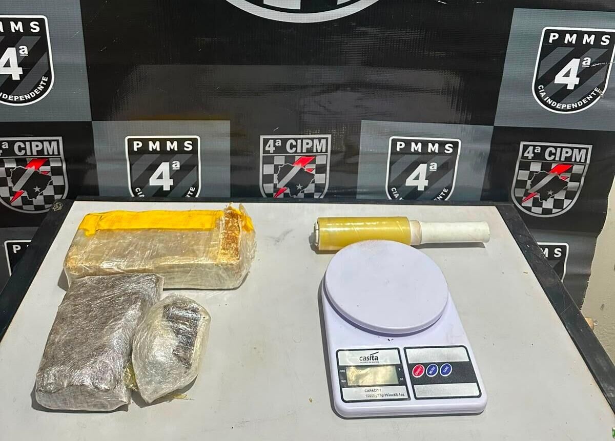 Ilustração da notícia Casal é preso com mais de 1,3 kg de drogas dentro de residência em Chapadão do Sul da MS Todo dia