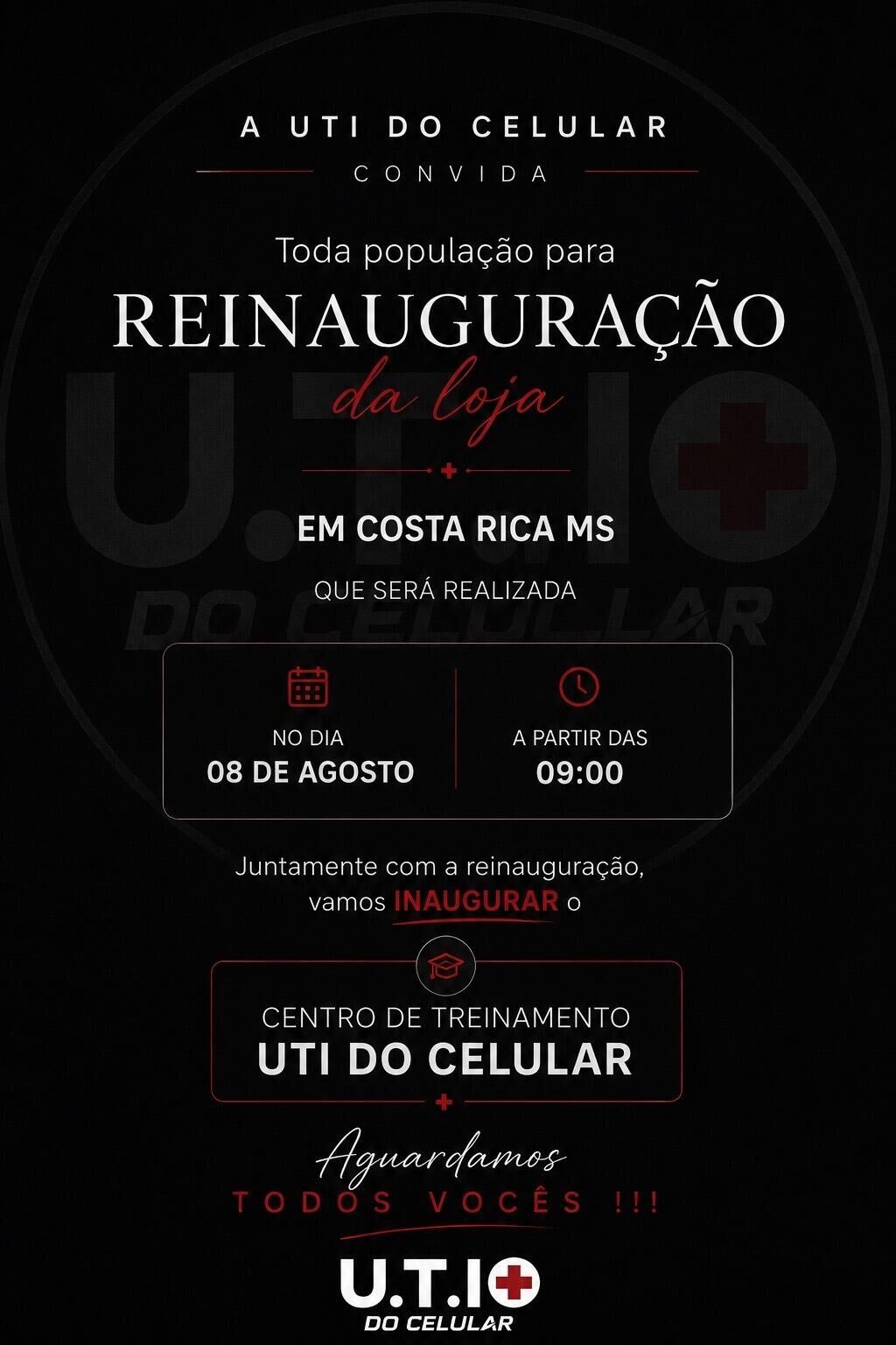 Imagem de compartilhamento para o artigo U.T.I. do Celular prepara grande reinauguração com novo centro de treinamento em Costa Rica da MS Todo dia