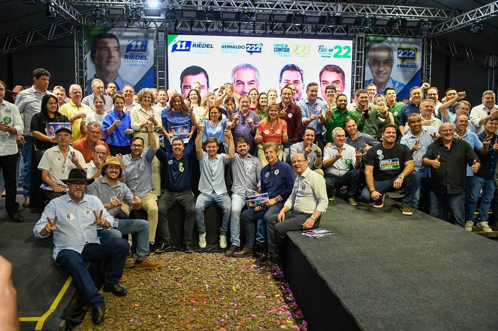 Ilustração da notícia Em encontro, 70 dos 79 prefeitos de MS fecham apoio a Riedel da MS Todo dia