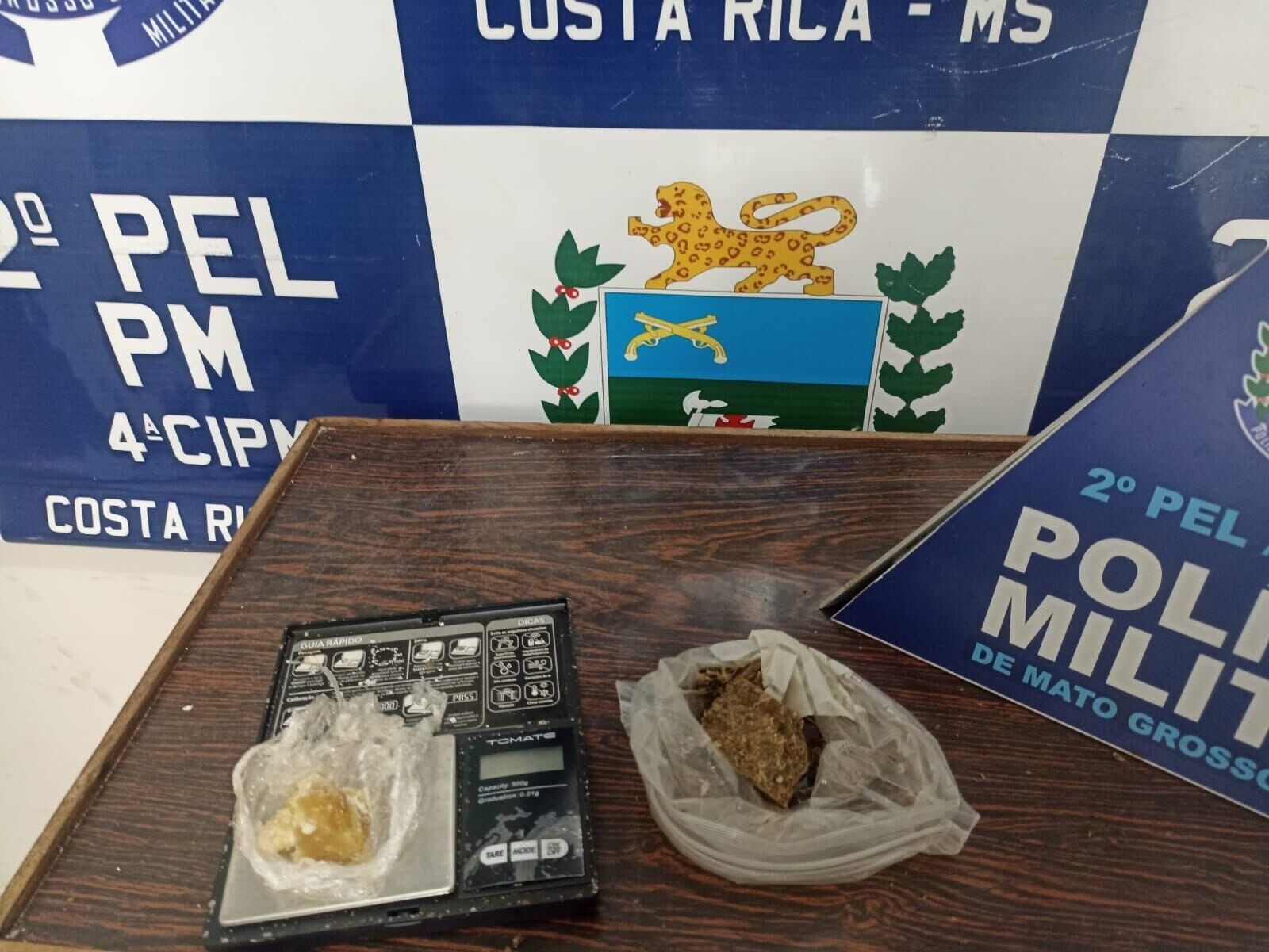 Ilustração da notícia Adolescente de 17 anos é apreendido e mulher é presa por tráfico de drogas em Costa Rica da MS Todo dia