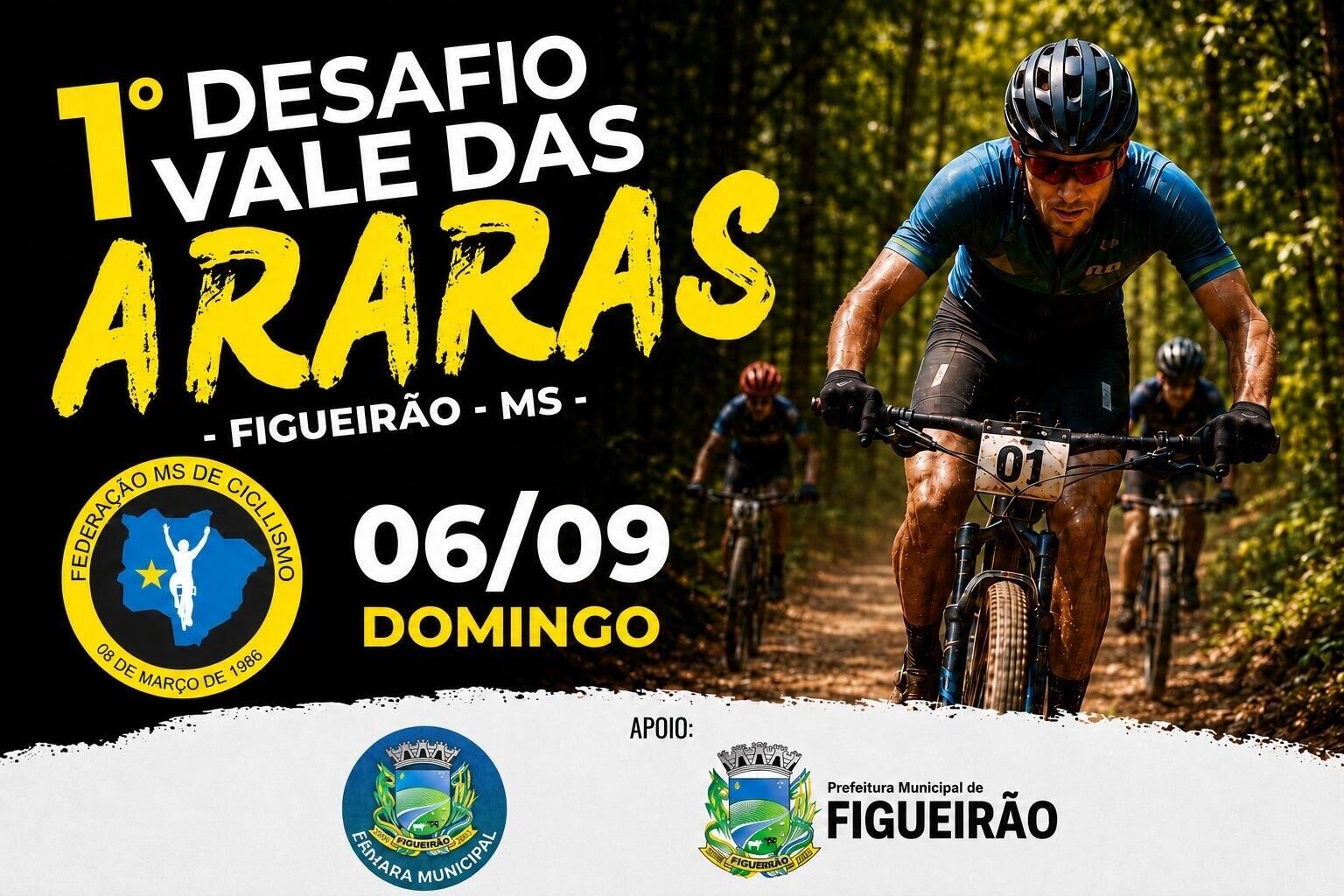 Ilustração da notícia Figueirão recebe 1º Desafio Vale das Araras com premiação de até R$ 1 mil neste domingo da MS Todo dia