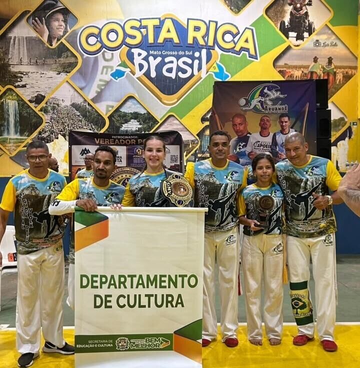 Imagem ilustrativa da matéria Atletas de Chapadão do Sul conquistam dois títulos na Copa Costa Sul de Capoeira, em Costa Rica