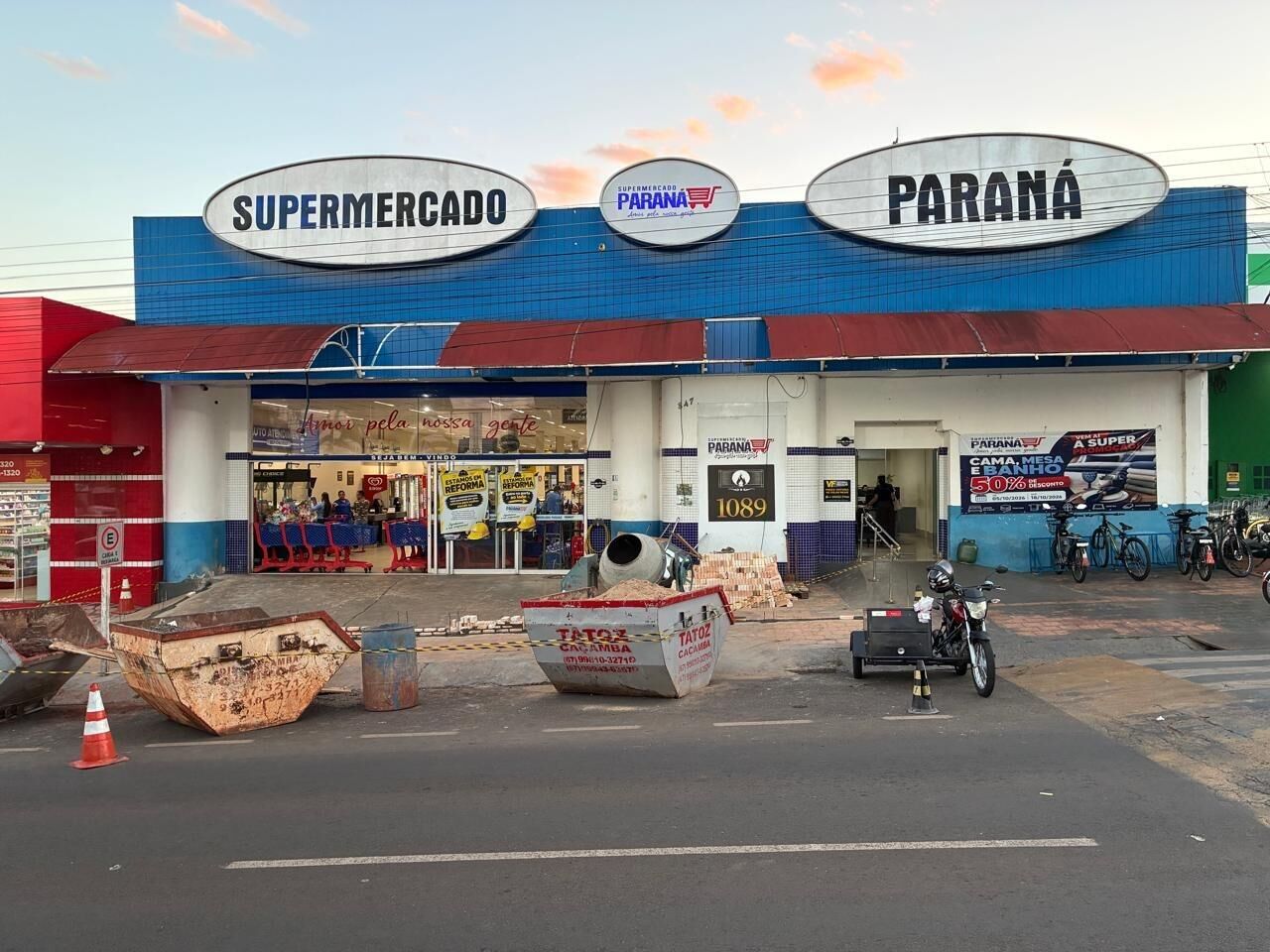 Imagem de compartilhamento para o artigo Supermercado Paraná anuncia grande obra de modernização em Costa Rica da MS Todo dia