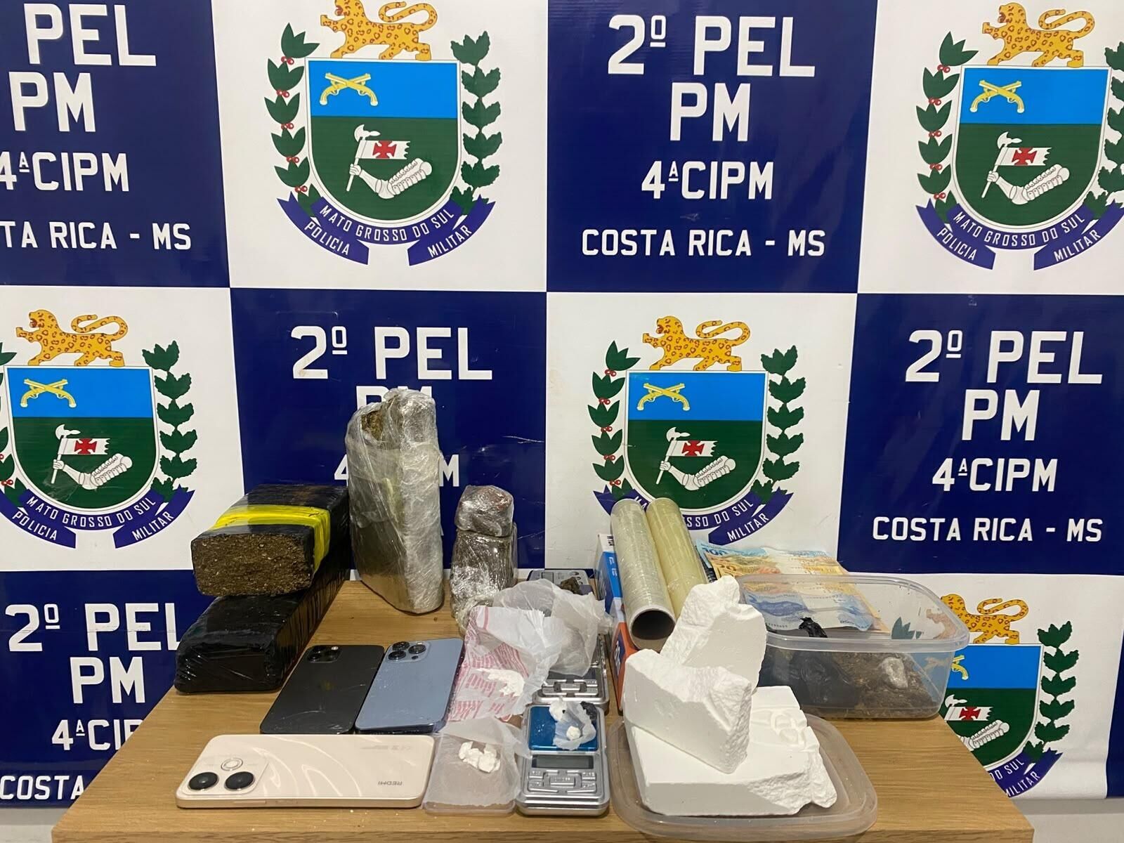 Ilustração da notícia Operação apreende drogas avaliadas em R$ 100 mil em Costa Rica da MS Todo dia