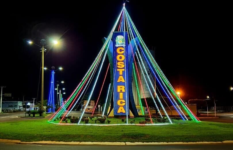Imagem ilustrativa da matéria Decoração de Natal em Costa Rica tem orçamento previsto de quase R$ 350 mil