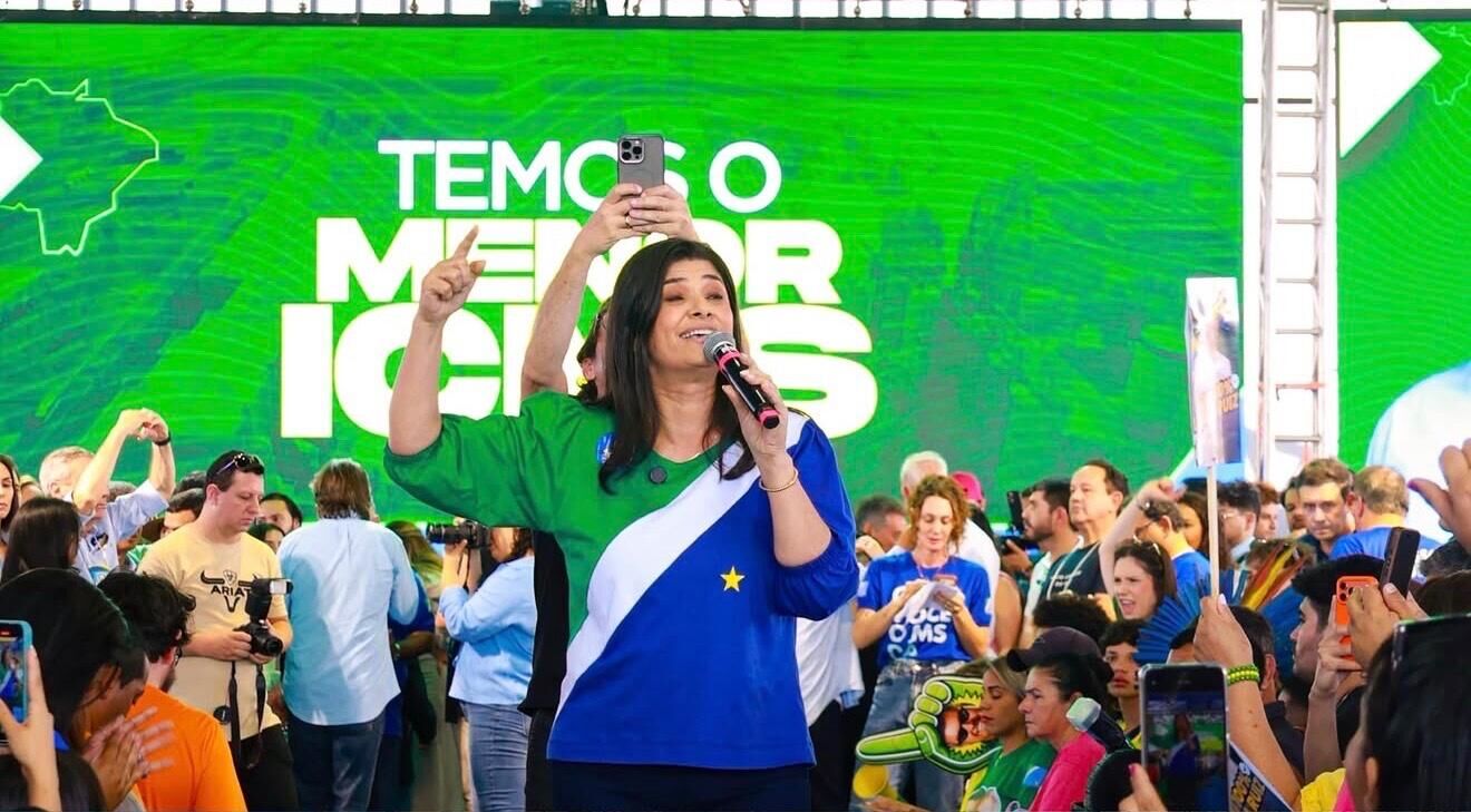 Imagem de compartilhamento para o artigo Rose Modesto oficializa candidatura à Câmara Federal e faz emocionante homenagem às vítimas de feminicídio da MS Todo dia