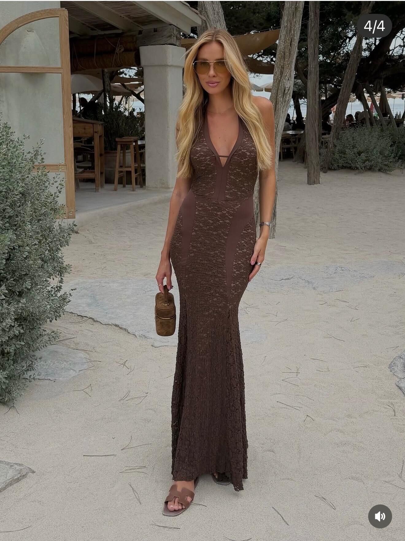 Imagem de Vestido Zoe Marrom - Cloude