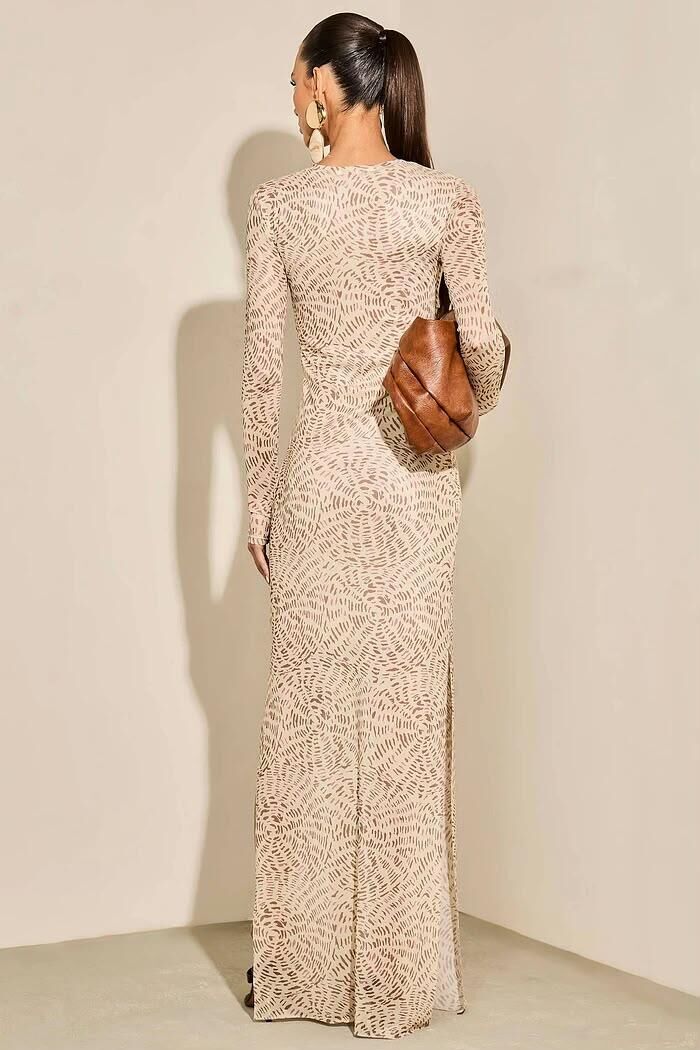 Imagem de Vestido Tule Estampado Costa Serena Luleg