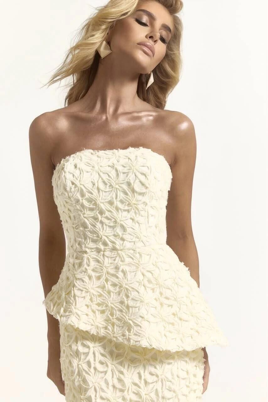 Imagem de Vestido Mídi Renda Macramê  Off White Closet De Luxe