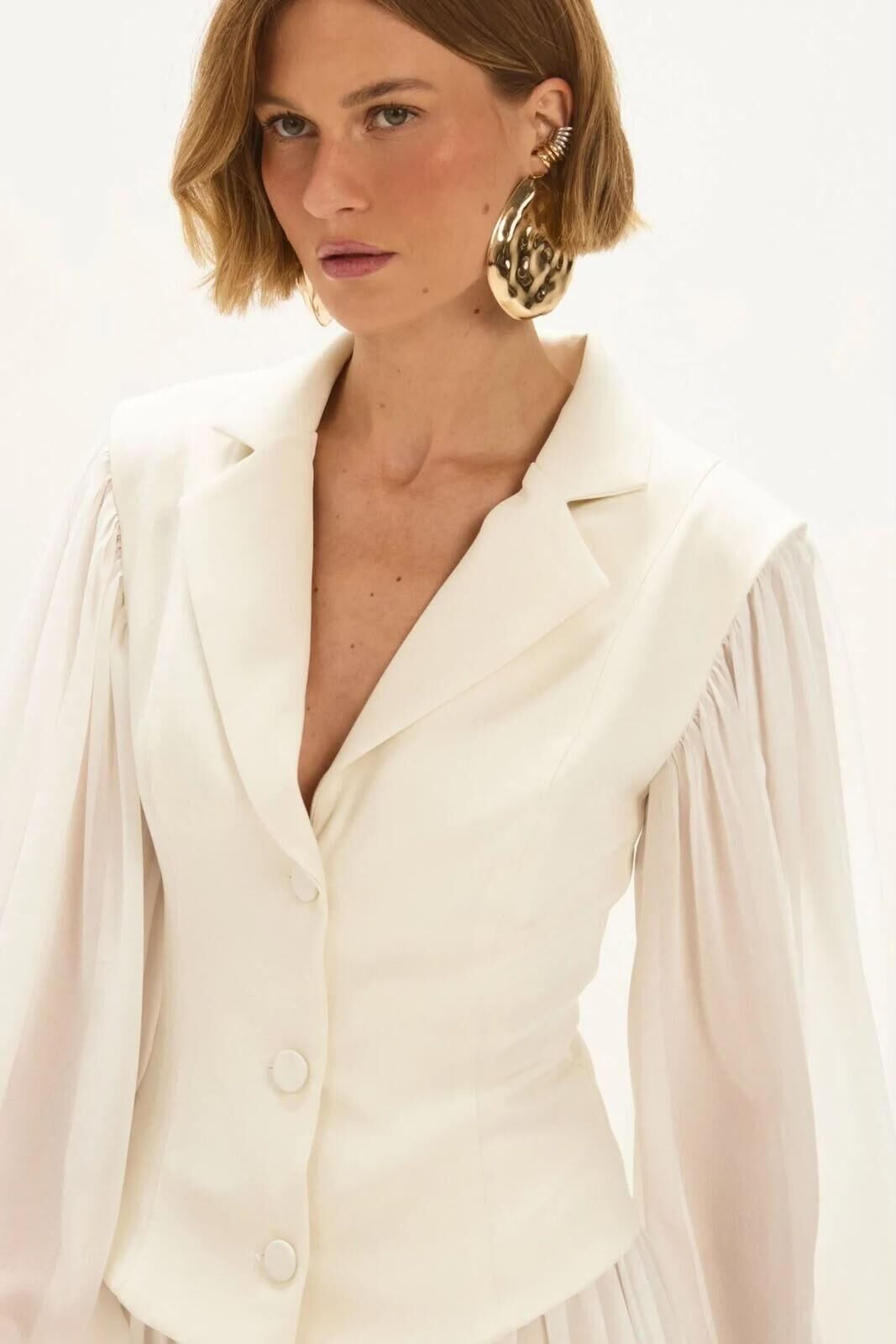 Imagem de Blazer Pietra Off White Le Blog