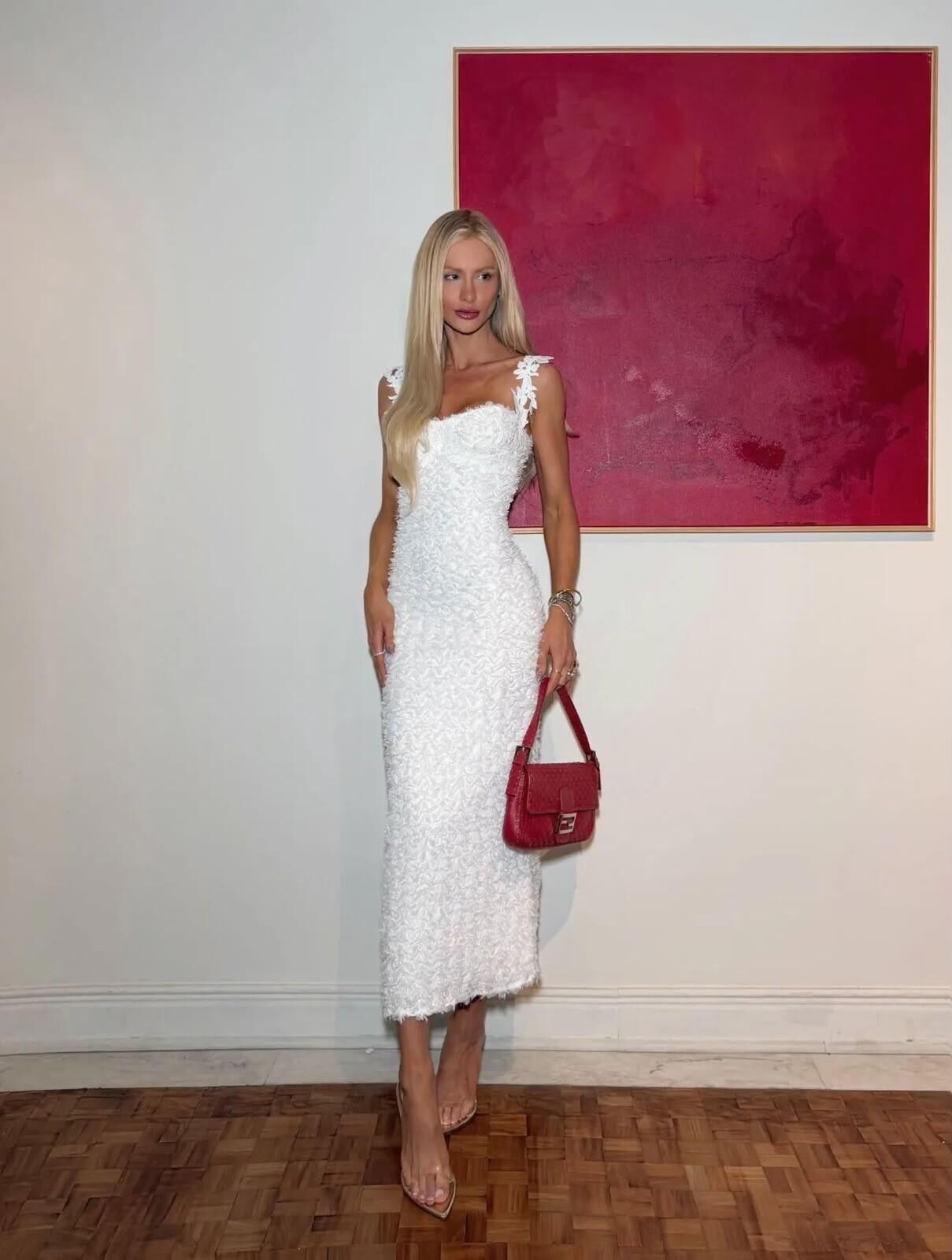Imagem de Vestido Jade Branco Cloude