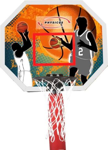 Imagem de Tabela de Basquete street Personalizada 04 Completa