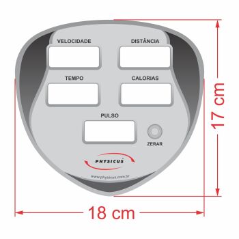 Imagem de Adesivo para Painel da Linha Classic Modelo 1 Painel P.U Cinza