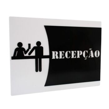 Imagem de Placa de Identificação - Recepção