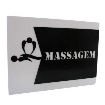 Imagem de Placa de Identificação - Massagem