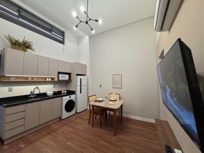 Imagem 0 de Apartamento Studio mobiliado e decorado loading=