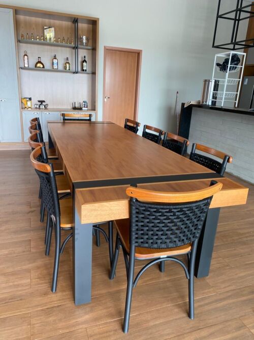 Imagem do produto Mesa Maracanã 300x100cm com Cadeiras Milano