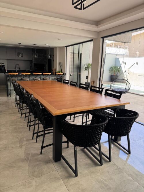 Imagem do produto Mesa Industrial 380x150 com Cadeira Orlando
