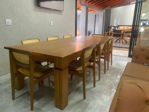 Imagem do produto Mesa Florença Base Diamante 294 x 120cm / fazemos em várias medidas