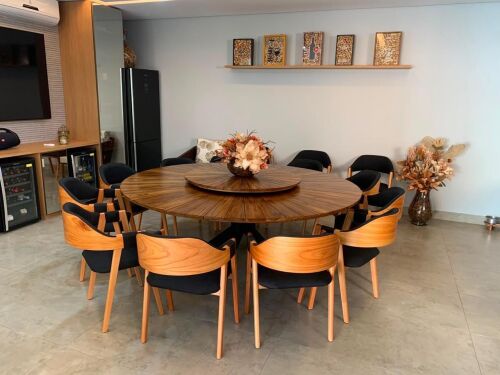 Imagem do produto Mesa Redonda Girassol 220cm Base Alumínio com Poltrona Tamoios