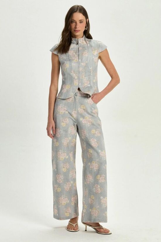 Imagem de Calça Maya Floral Stone Le Blog
