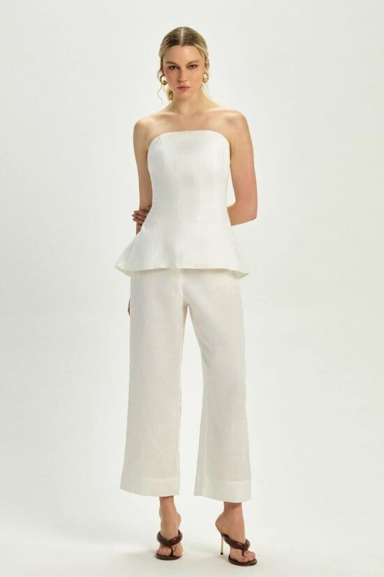 Imagem de Calça Tassia Off White Le Blog