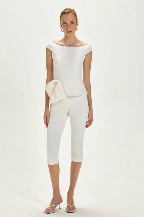 Imagem de Calça Manuela Off White Le Blog