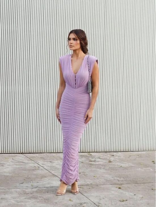 Imagem de Vestido Babi Lilás Cloude