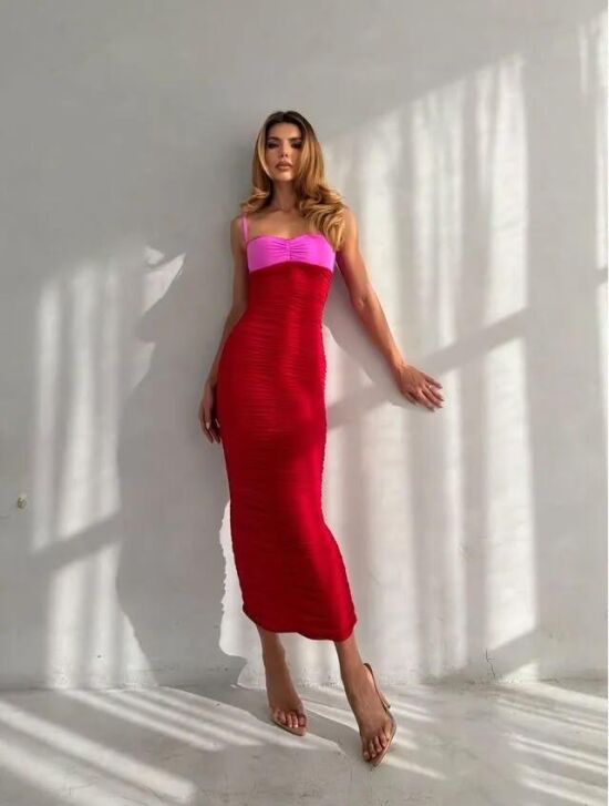 Imagem de Vestido Ruth Vermelho Cloude
