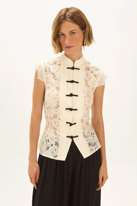 Imagem de Blusa Beatriz Sand Le Blog