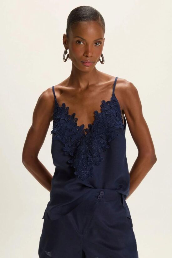Imagem de Blusa Mika Navy Le Blog