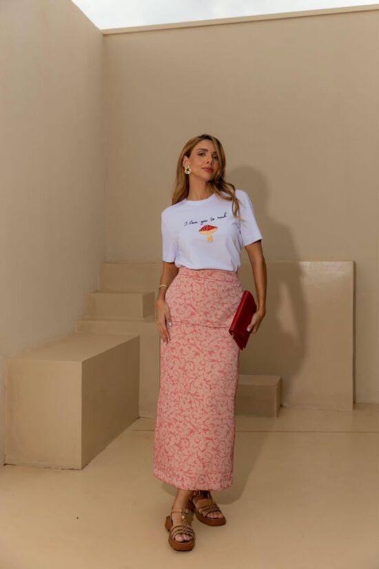 Imagem de Saia Jacquard Red Olívia