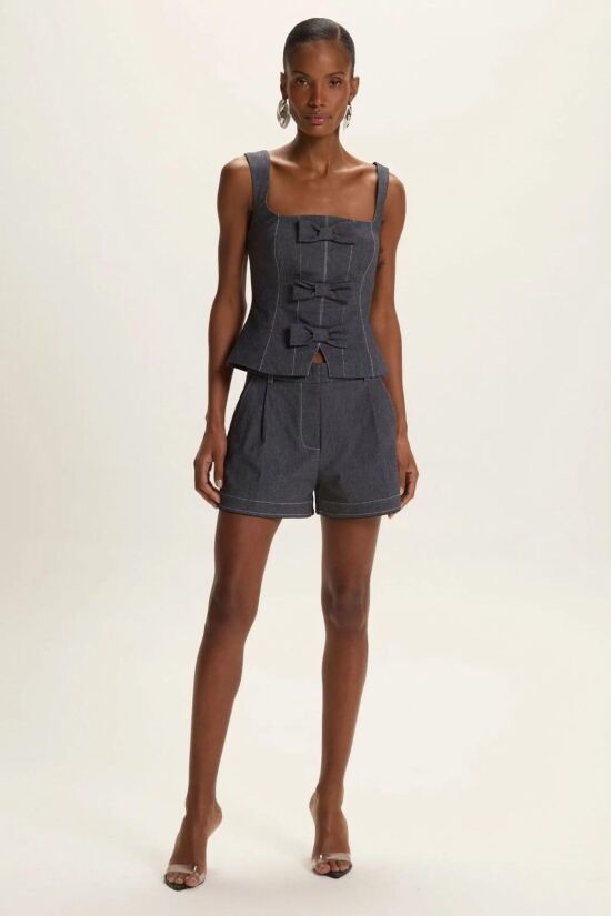 Imagem de Shorts Malu Azul Navy Le Blog