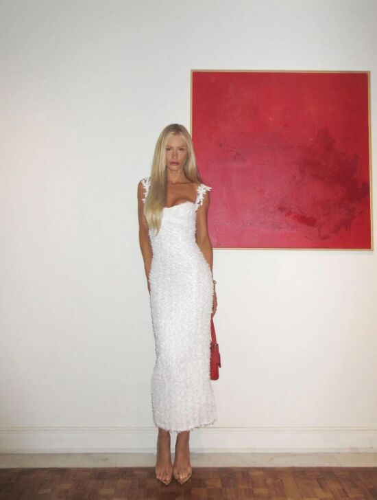 Imagem de Vestido Jade Branco Cloude