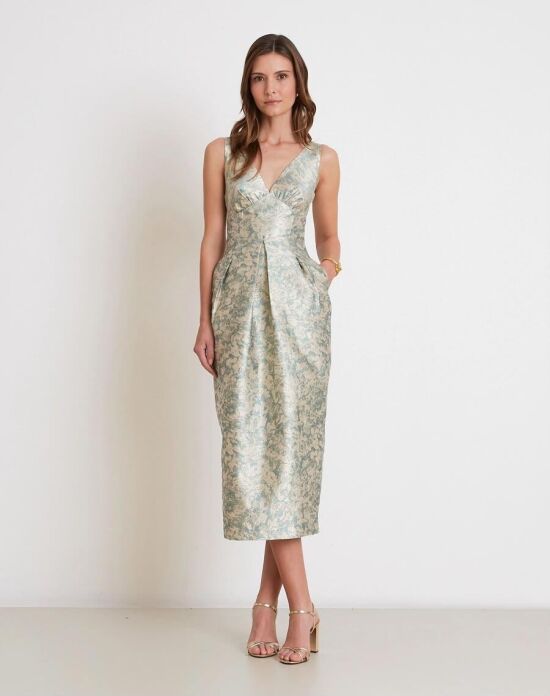 Imagem de Vestido Mídi Morgana Verde Amissima