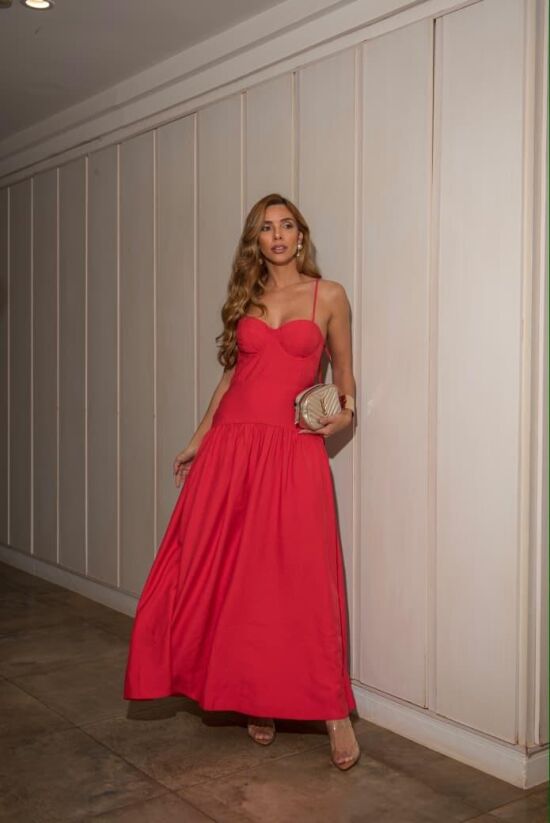 Imagem de Vestido Mídi Red Olívia
