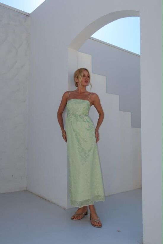 Imagem de Vestido Organza Verde-Claro Olívia