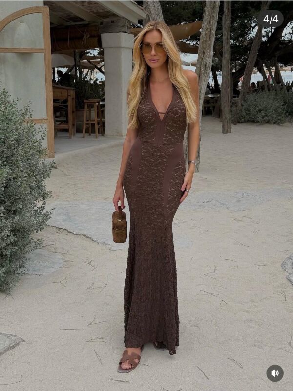 Imagem de Vestido Zoe Marrom - Cloude