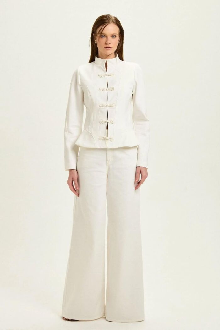 Imagem de Blazer Fiorella Off White Le Blog