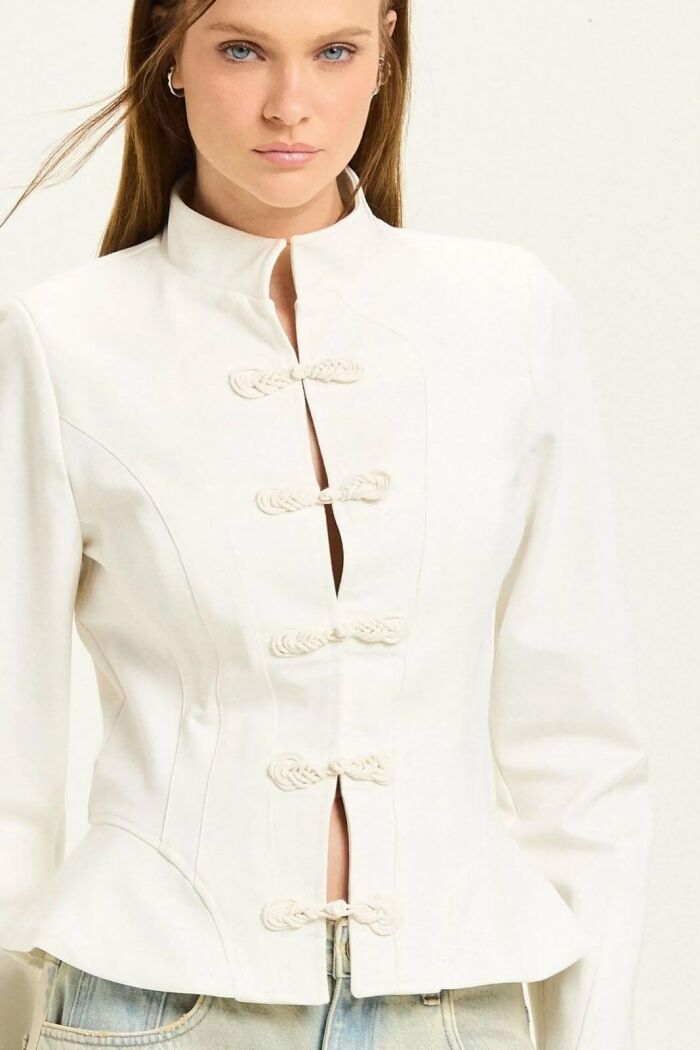 Imagem de Blazer Fiorella Off White Le Blog
