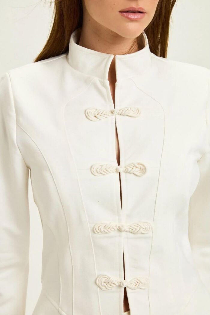 Imagem de Blazer Fiorella Off White Le Blog